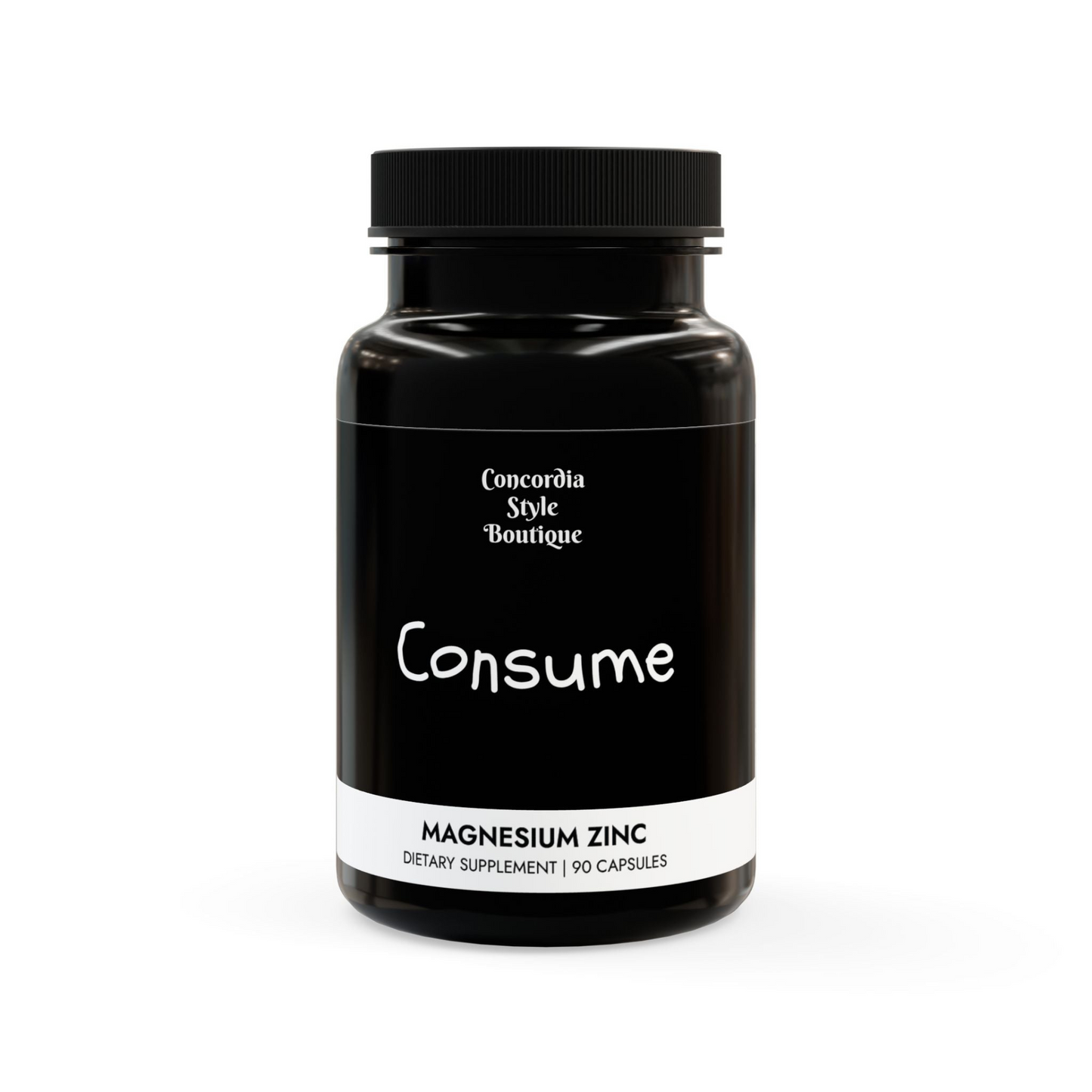 "Consume" - Magnesium Zinc Supplement (90 Capsules)